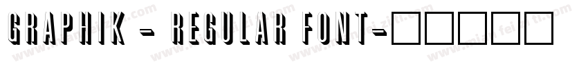 Graphik - regular font字体转换